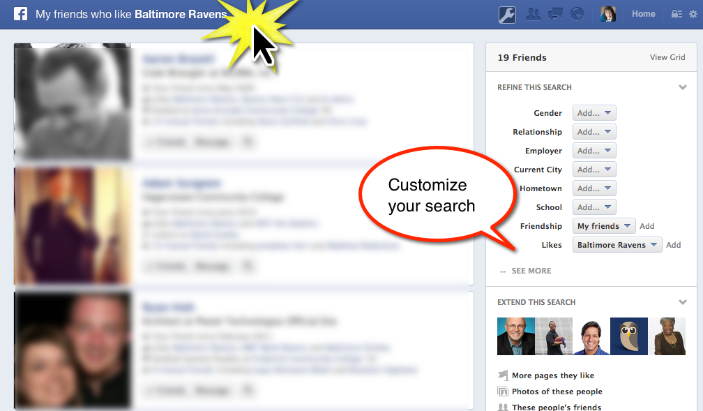 Facebook Graph Search