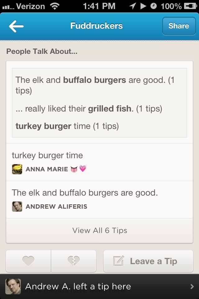 Foursquare Reviews