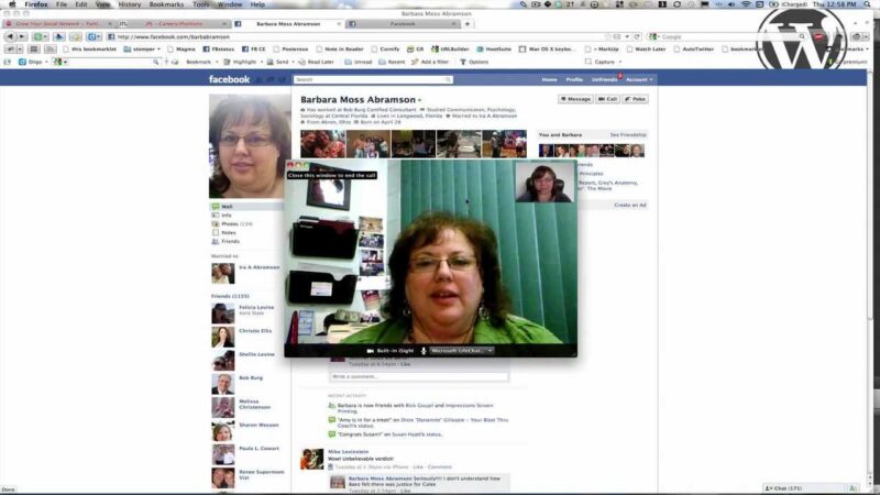 Facebook video calling feature setup and interface