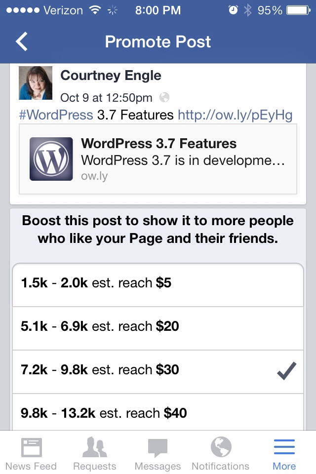 Create Facebook Mobile Ad