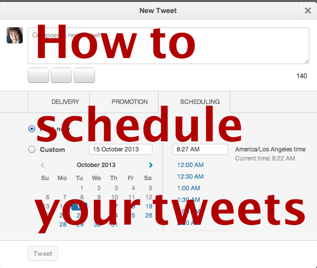 How to Schedule Your Twitter Status Update