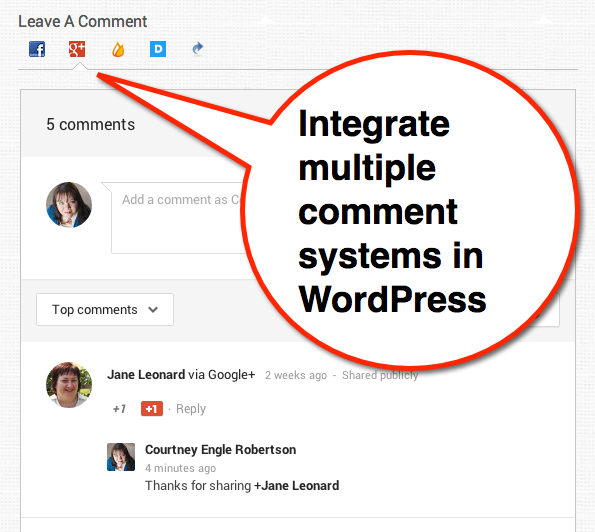 comments evolved multiple comment systems for WordPress