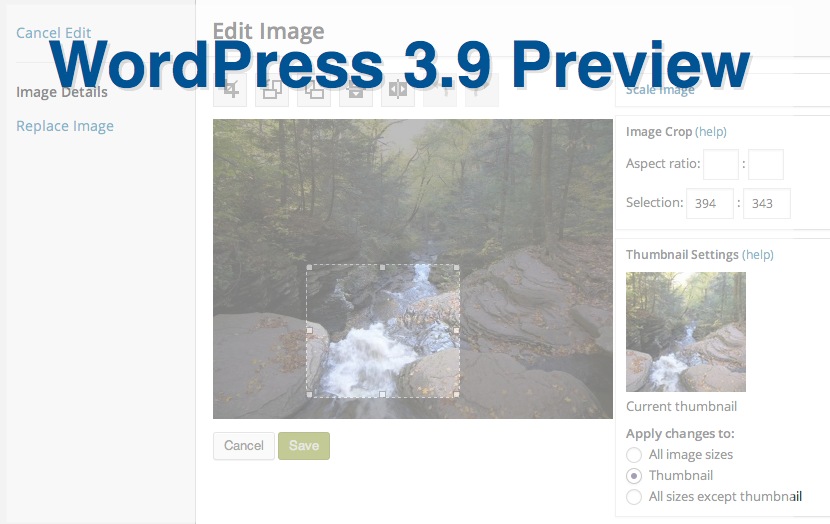 WordPress 3.9 Preview