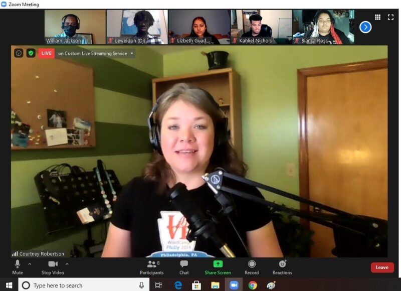 Screenshot WordCamp Philly 2020 Code Differently Panel