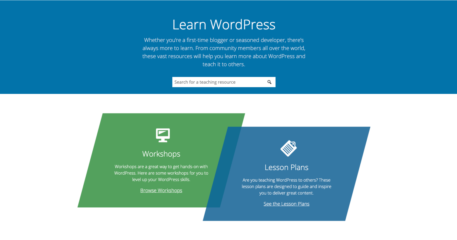 WordPress Learning Curve